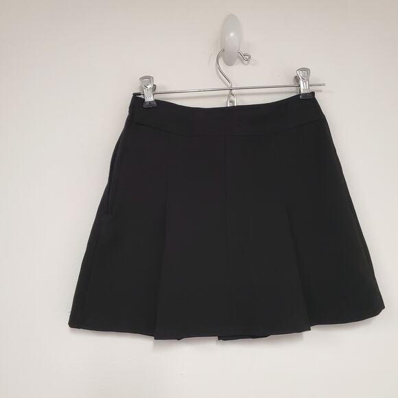 Current Mood Pleated Mini Skirt Black XS Goth Anime Dark Academia Dolls Kill - Picture 3 of 11